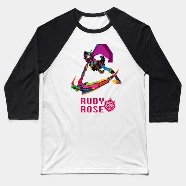 WPANIME - RWBY RUBY Baseball T-Shirt by GeeksStore